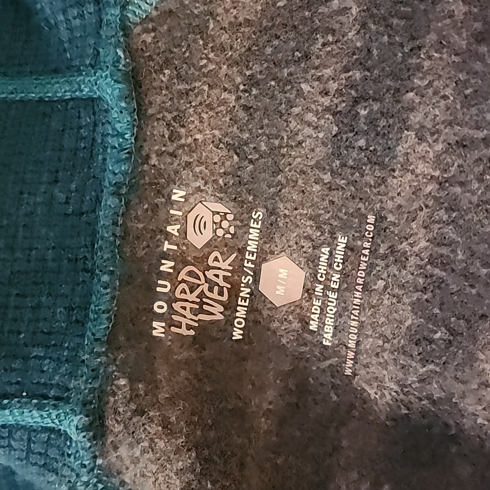 Mountain Hardware Pullover Hoodie Medium Blue Str… - image 3